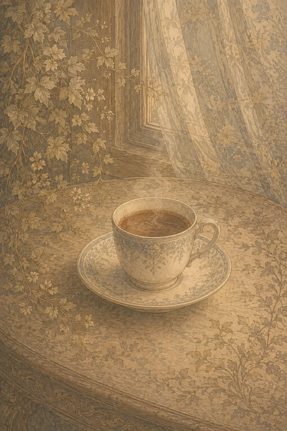 A short morning list beside a coffee cup